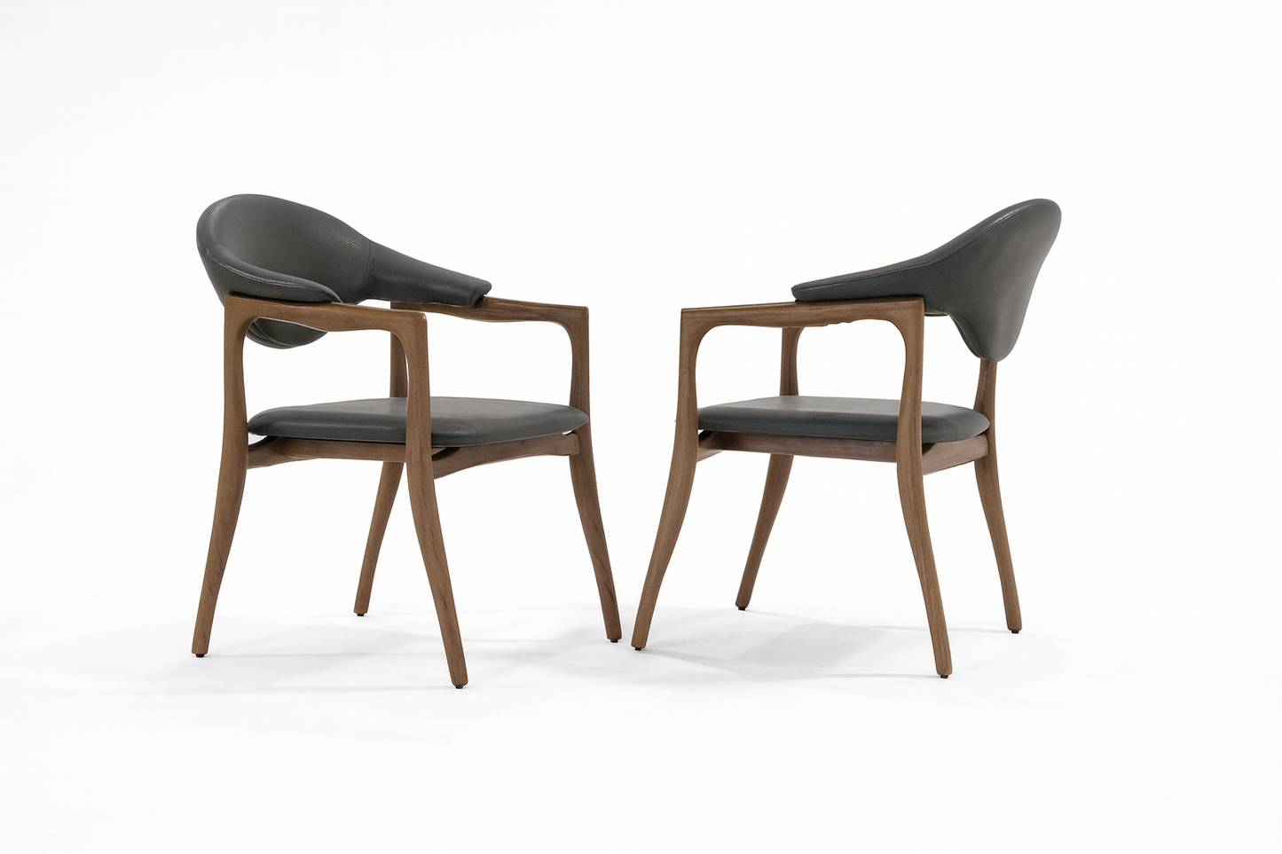 C043(3) - DINING CHAIR - BLR WH