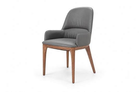 C064(2) - DINING CHAIR - BLR WH