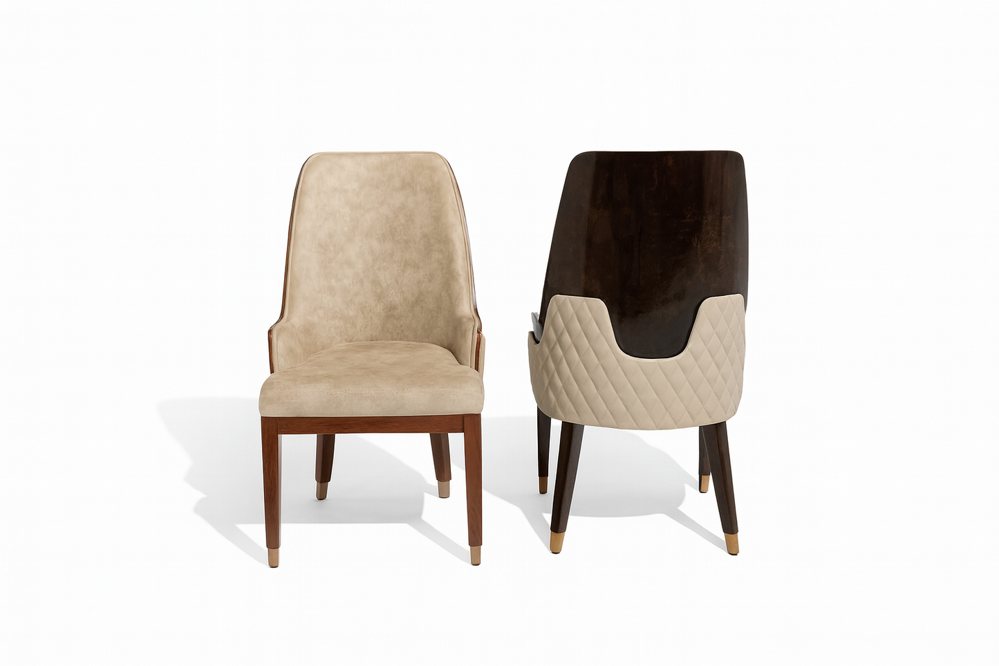 CAIRO(6) - DINING CHAIR - BLR WH