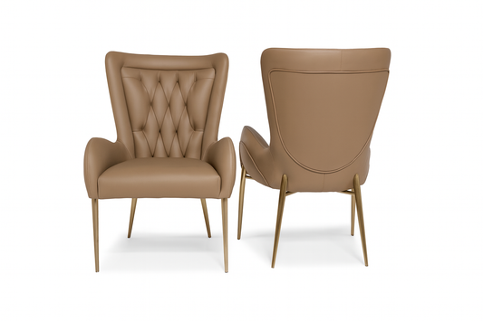 CH-437(2) - DINING CHAIR - BLR WH