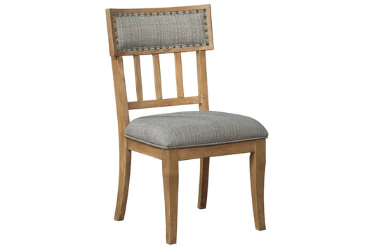 D725-01 - DINING CHAIR - BLR WH