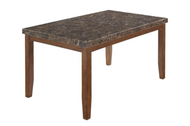 D328-25 - DINING TABLE - BLR WH