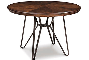 D372-15 - DINING TABLE - BLR WH