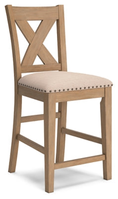 D393-124(13) - BAR STOOL - BLR WH
