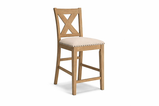 D393-124(13) - BAR STOOL - BLR WH