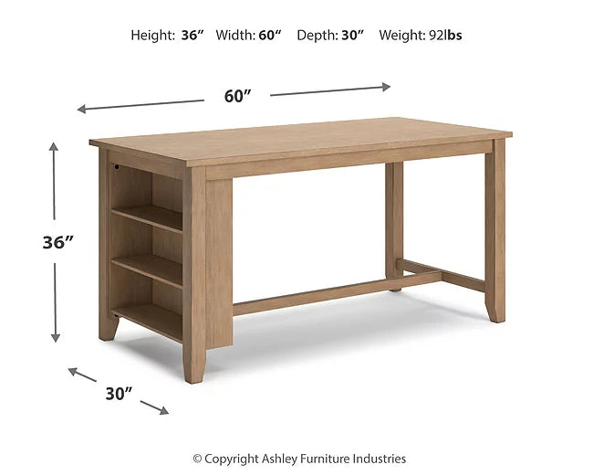 D393-13(3) - COUNTER TABLE - BLR WH