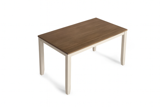 D394-425 - DINING TABLE - BLR WH