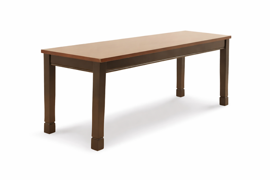 D580-00 - DINING BENCH - BLR WH