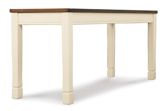 D583-00(4) - DINING BENCH - BLR WH