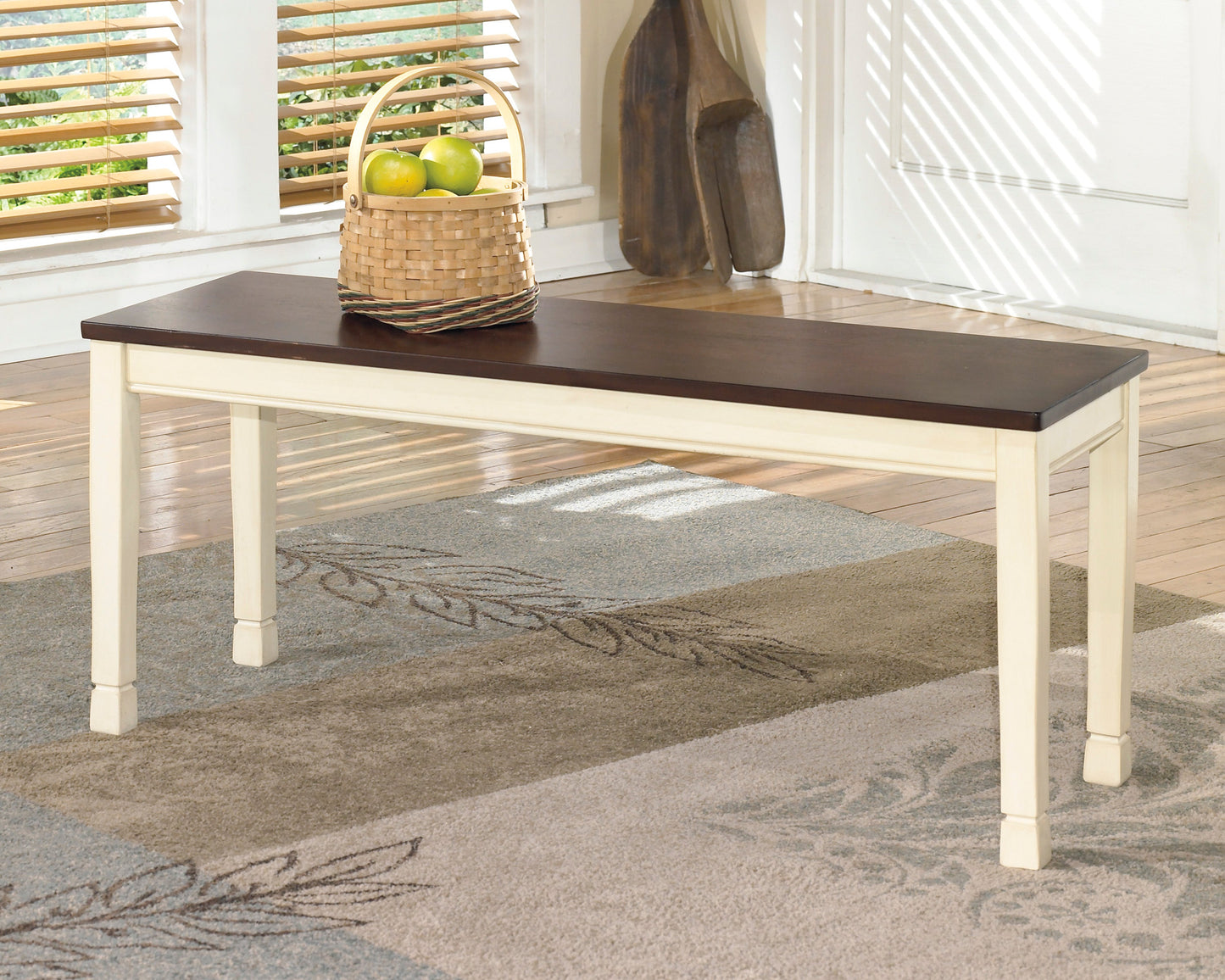 D583-00(4) - DINING BENCH - BLR WH