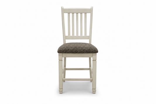 D647-124(13) - BAR STOOL - BLR WH