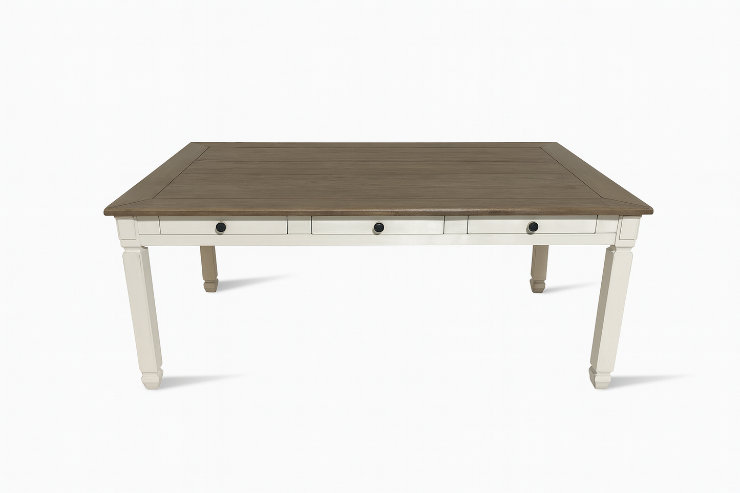 D647-25 - DINING TABLE - BLR WH