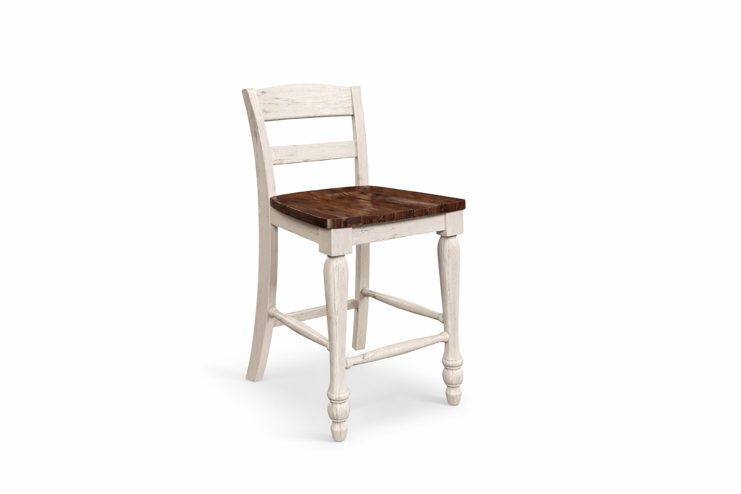 D712-224(1) - BAR STOOL - BLR WH