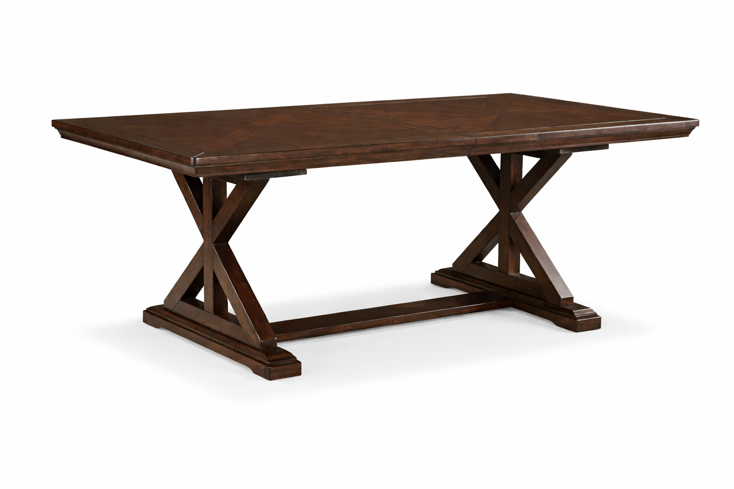 D727-45 - DINING TABLE - BLR WH