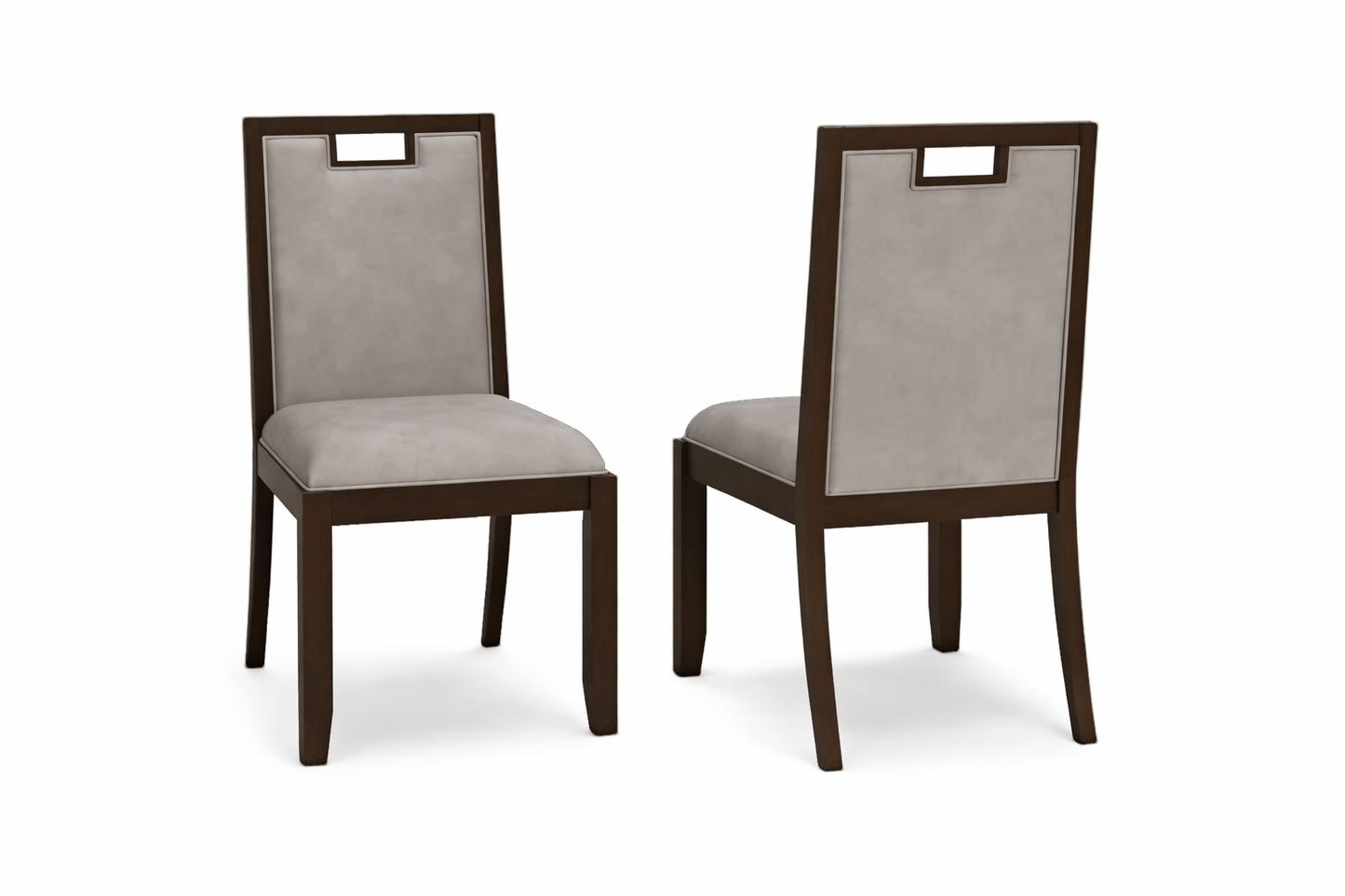 D731-01(2) - DINING CHAIR - BLR WH