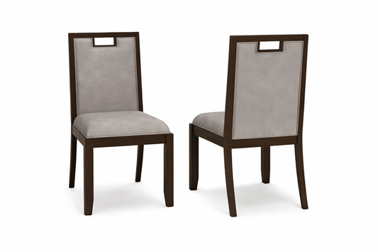 D731-01(2) - DINING CHAIR - BLR WH