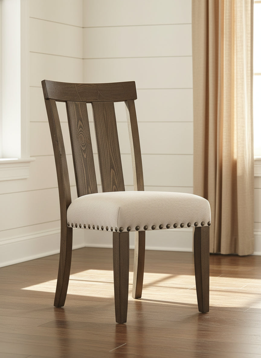 D746-01(3) - DINING CHAIR - BLR WH