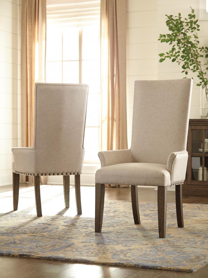 D746-02A(4) - DINING CHAIR - BLR WH