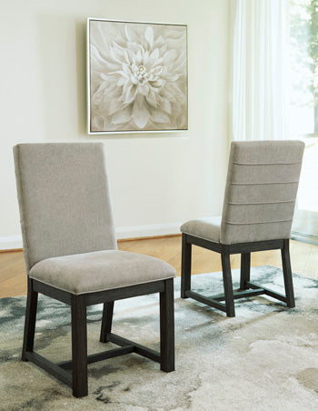 D749-01(11) - DINING CHAIR - BLR WH