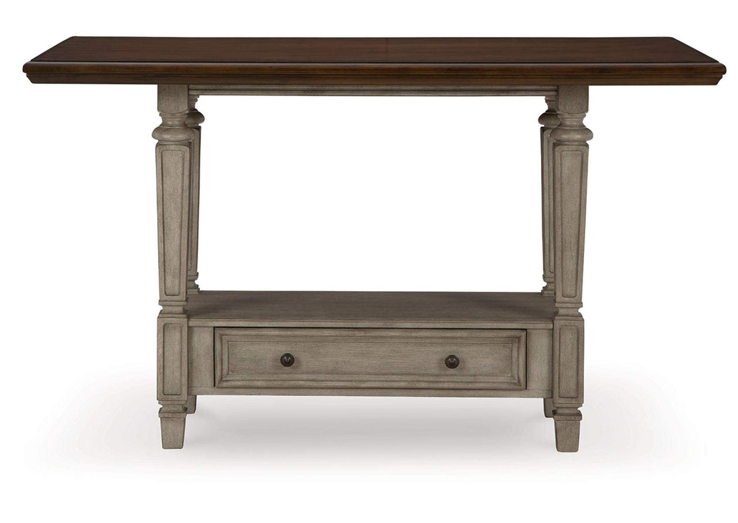 D751-13(2) - DINING COUNTER TABLE -BLR WH
