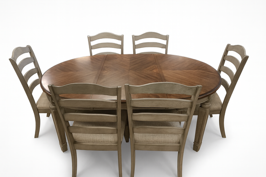D751-35+01(6) - DINING SET - BSK