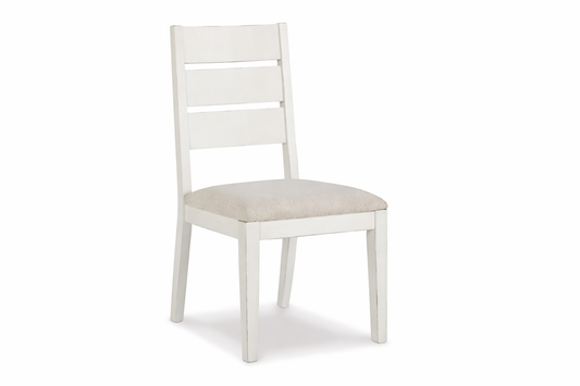 D754-01 - DINING CHAIR - BLR WH
