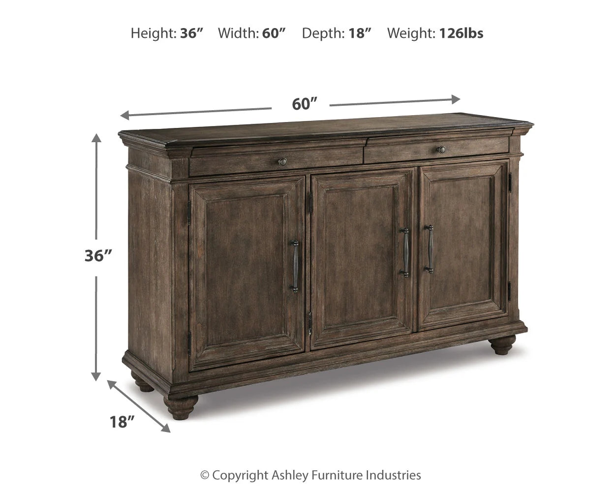 D776-60 - DINING SERVER - BLR WH