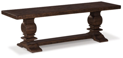 D798-00(3) - DINING BENCH - BLR WH
