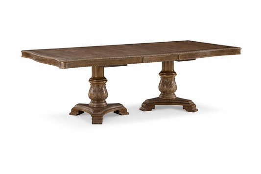 D803-55B/55T(2) - DINING TABLE - BLR WH