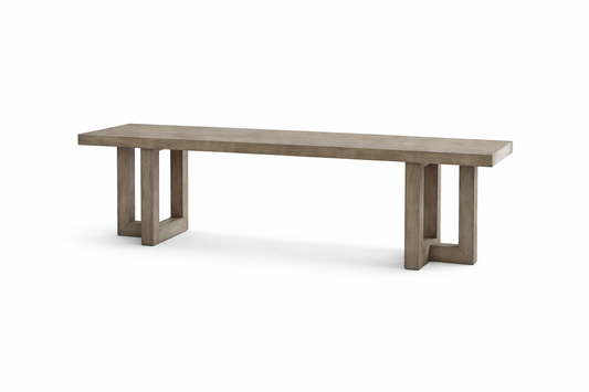 D970-09(1) - DINING BENCH - BLR WH