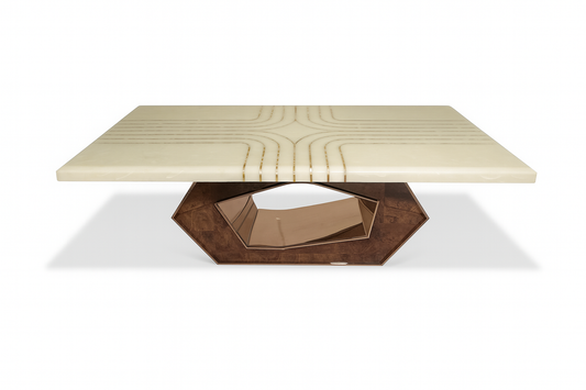 DIAMOND(1) - DINING TABLE - BLR WH