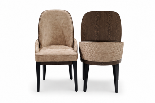 DIVIANA-DC(2) - DINING CHAIR - BLR WH