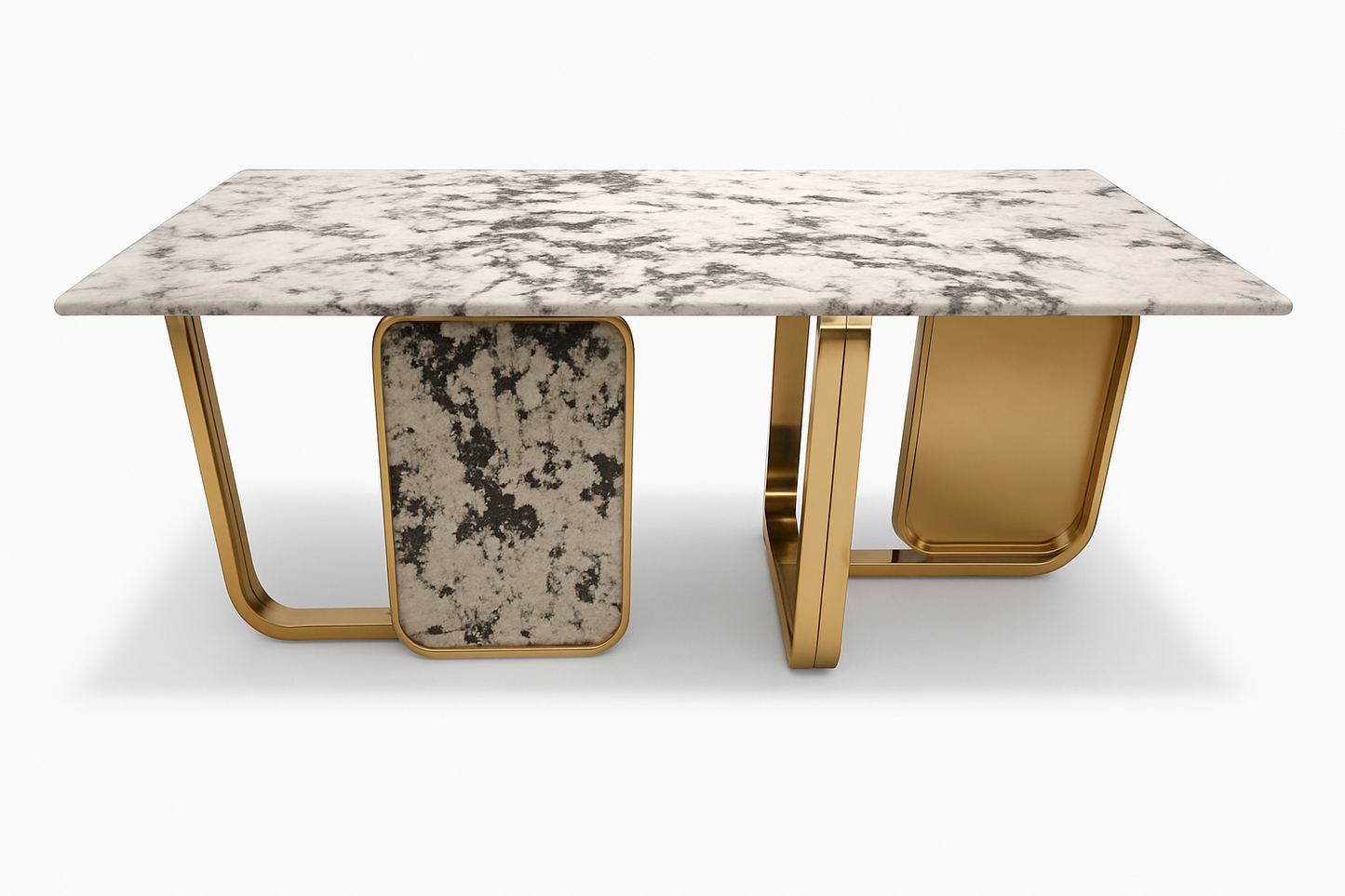 DT-02 - DINING TABLE - BLR WH