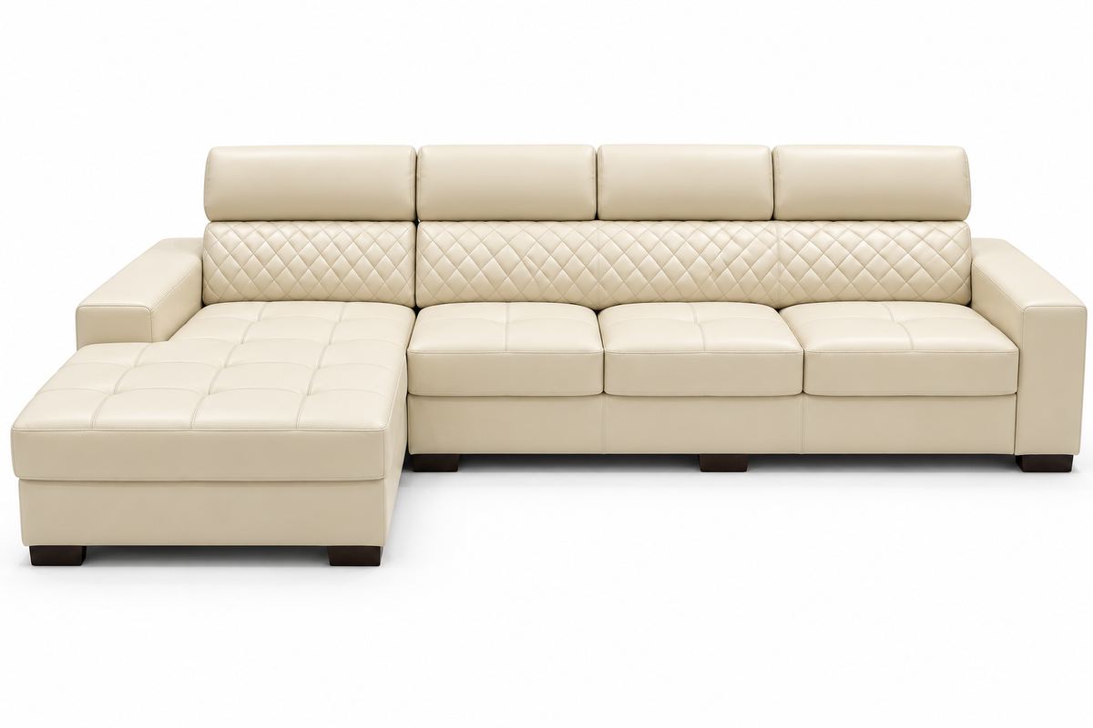 EIFFEL - 3 SEATER+CHAISE - BLR WH
