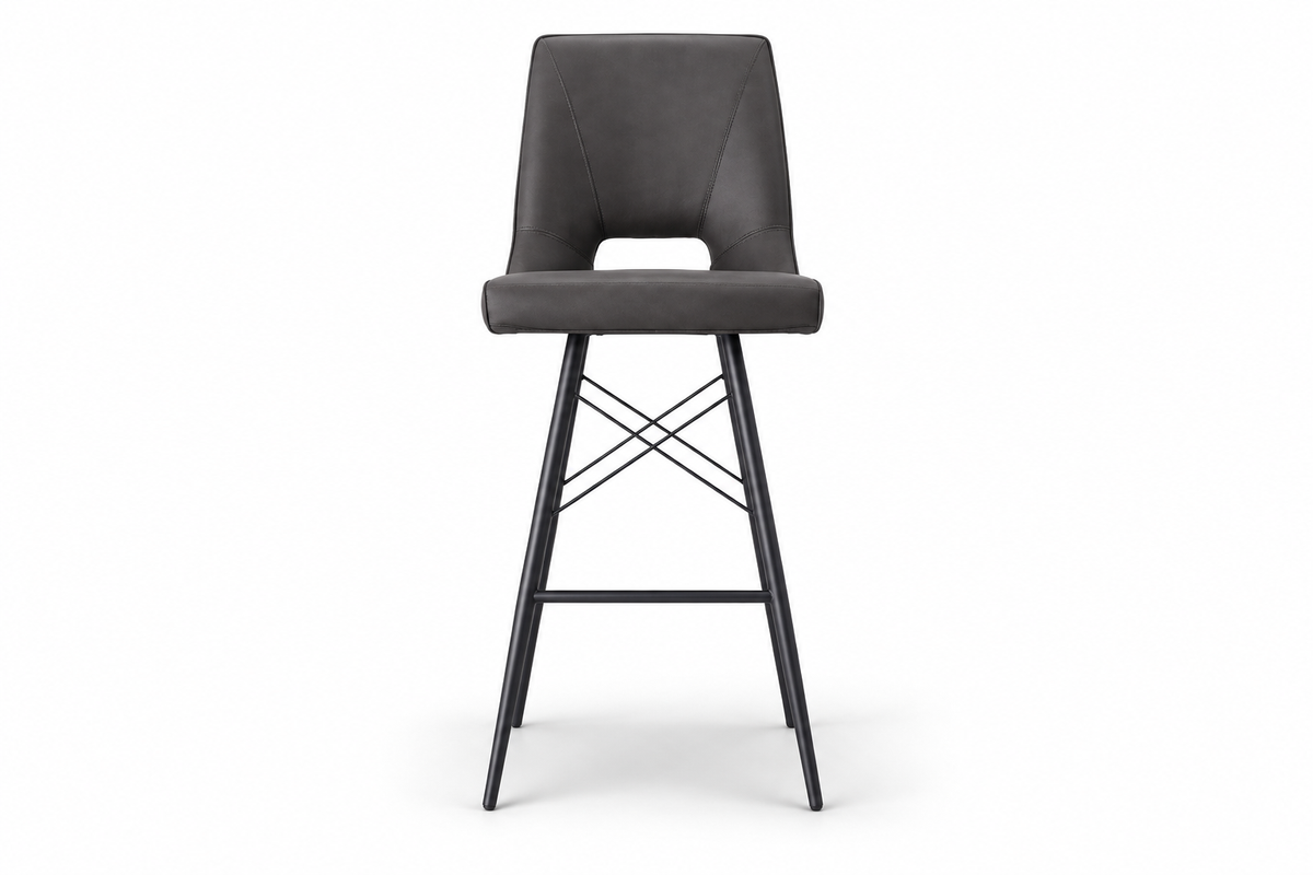 HB-0802-BS(2) - BAR STOOL - BLR WH