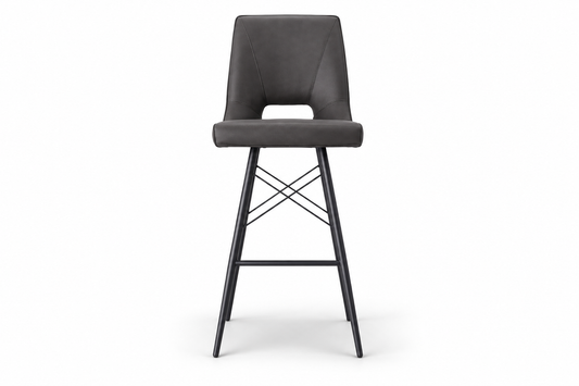 HB-0802-BS(2) - BAR STOOL - BLR WH