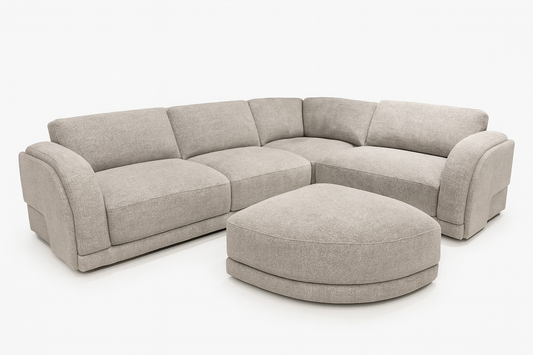 KF.8262B - CORNER SOFA+OTTOMAN - OUTLET