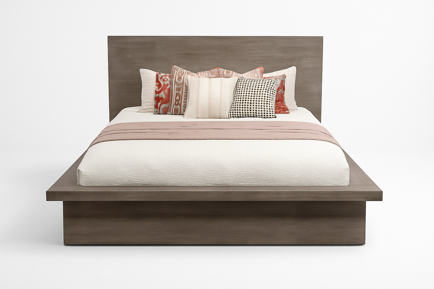 LANGFORD - QUEEN BED - MUM WH