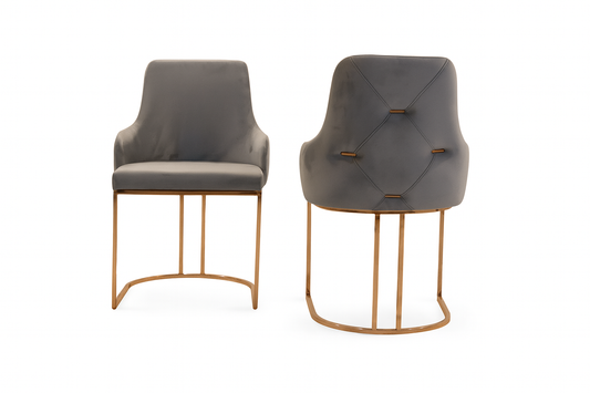 PRADA(8) - DINING CHAIR - BLR WH
