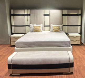 VIRAJ - BED+SIDE TABLE - HYD DASH(BESPOKE)