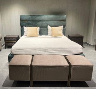 BHAVIN - BED+SIDE TABLE - HYD DASH(BESPOKE)