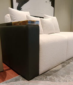 ARCA HORN - 3 SEATER+SIDE TABLE - HYD DASH(BESPOKE)