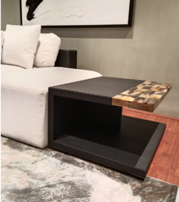 ARCA HORN - 3 SEATER+SIDE TABLE - HYD DASH(BESPOKE)