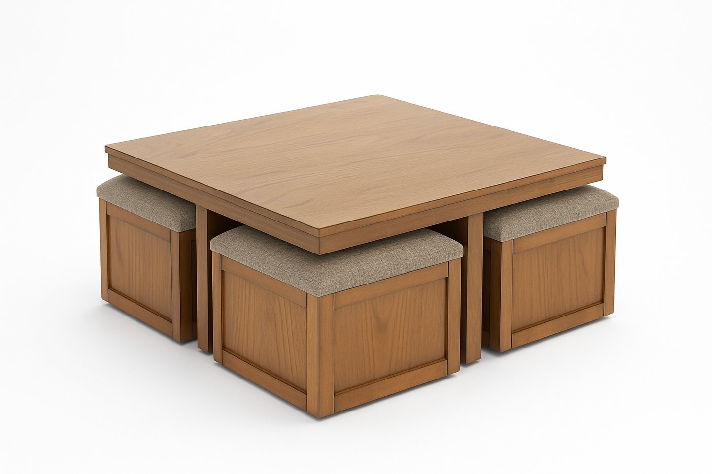 T738-20 - COFFEE TABLE+STOOLS - OUTLET