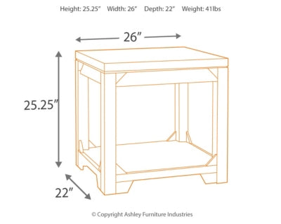 T745-3(6) - END TABLE - BLR WH