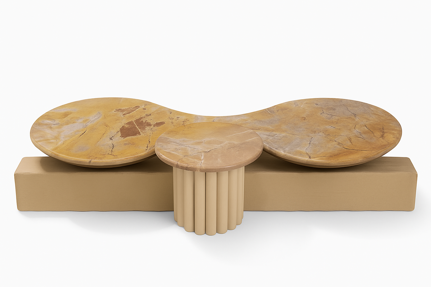 TERSORO SOFIA - SIDE TABLE+COFFEE TABLE - HYD DASH(BESPOKE)