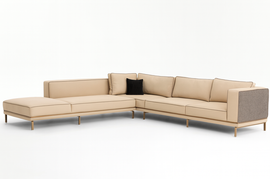 TRIPTH - 4 SEATER+CHAISE - HYD DASH(BESPOKE)