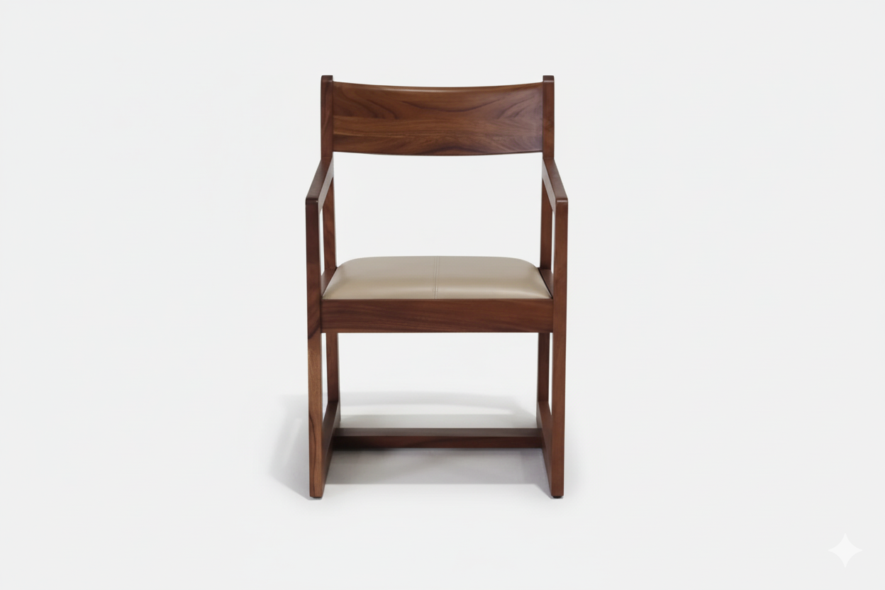 UKON(13) - DINING CHAIR - BLR WH