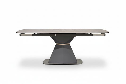 VA9646-GN - EXTENSION DINING TABLE - MUM WH