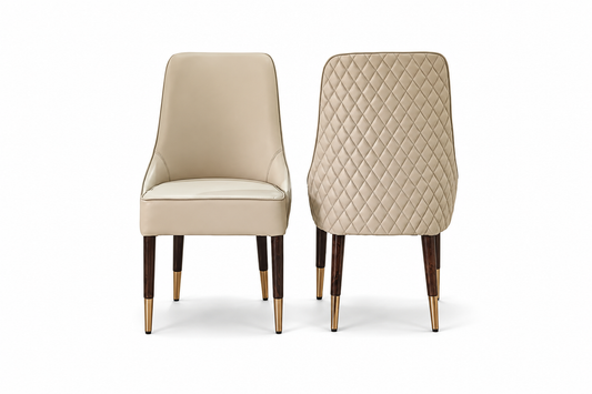 VERSACHE-DC(4) - DINING CHAIRS - BLR WH
